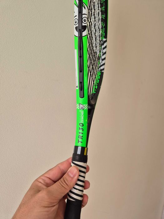 Raquete de Ténis Junior tamanho 25 TR130 com oferta de saco