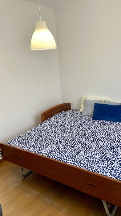 Cama de Madeira Maciça Solteiro/Casal