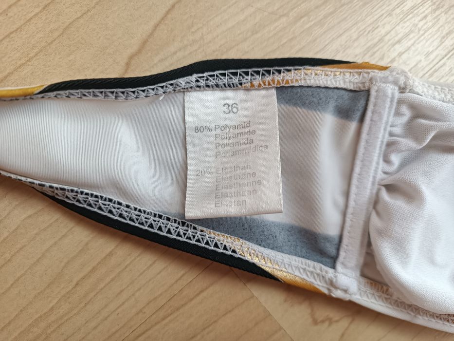 Strój kostium kąpielowy bikini paski rozm.S 36