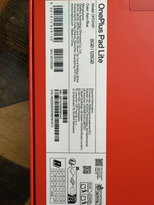 OnePlus Tab Lite 8GB/128GB LTE EU