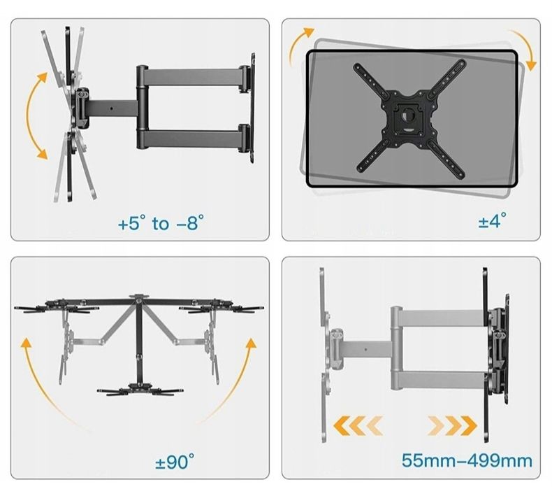 Uchwyt na telewizor PERLESMITH PSMFK12