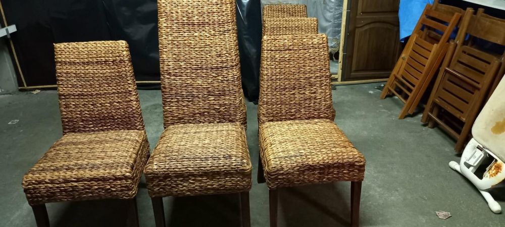 Conjunto 6 cadeiras exterior jardim