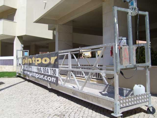 Plataforma Suspensa Baileu  3 Unid  Pintura de Edifícios Fachadas