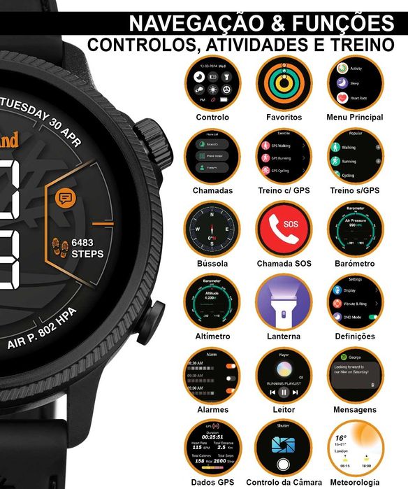 Timberland Smartwatch Trail Force S1 GPS