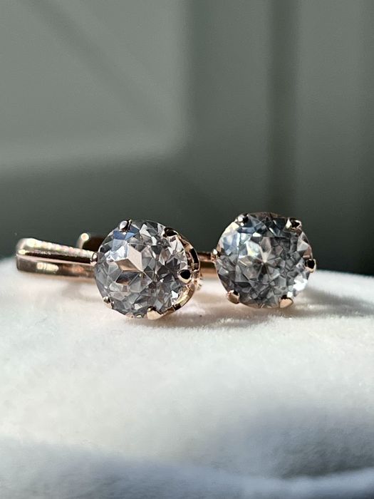 Золотые серьги СССР Золоті сережки радянські.