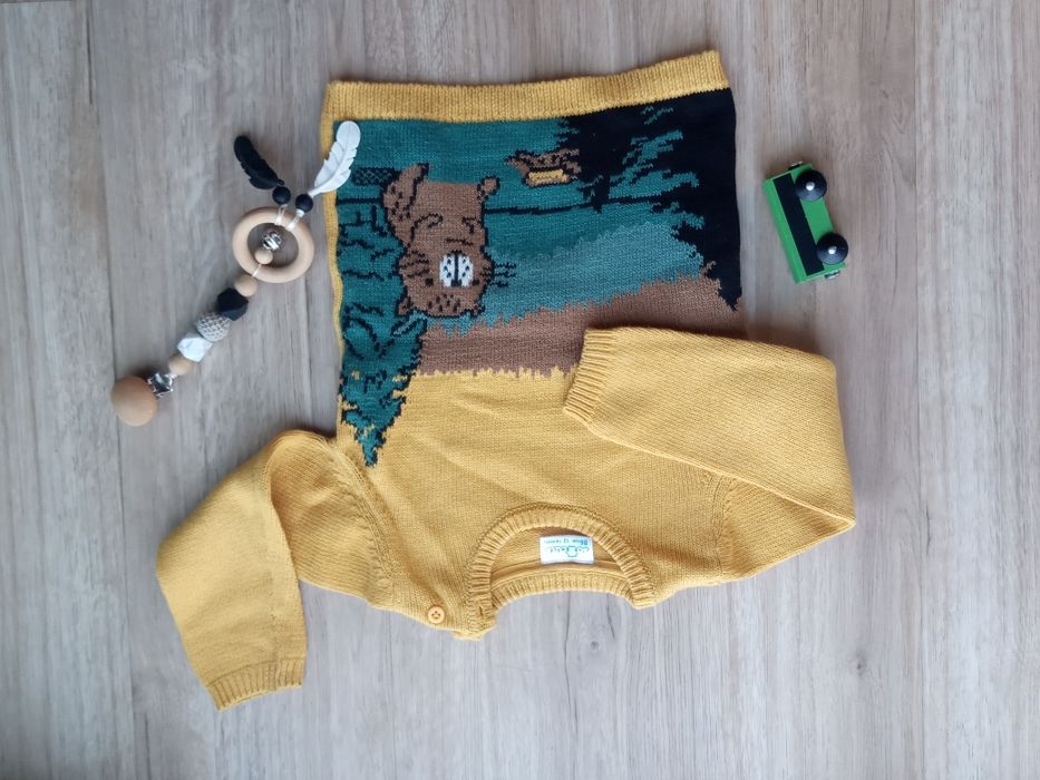 Sweter musztardowy pepco