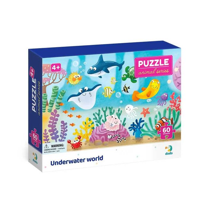 Пазл Dodo 60 шт Диво-звірі у лісі, Спекотна Африка, Сільскі пригоди