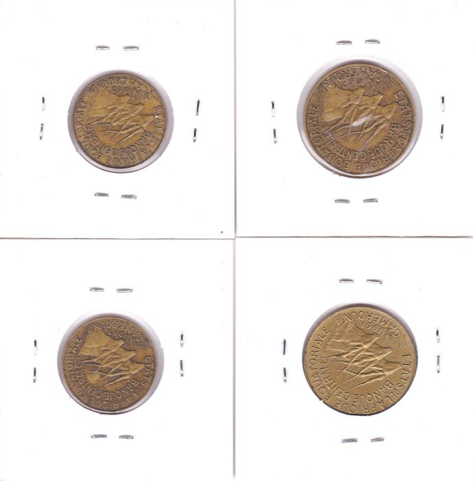 16 moedas África Equatorial 1958...1972