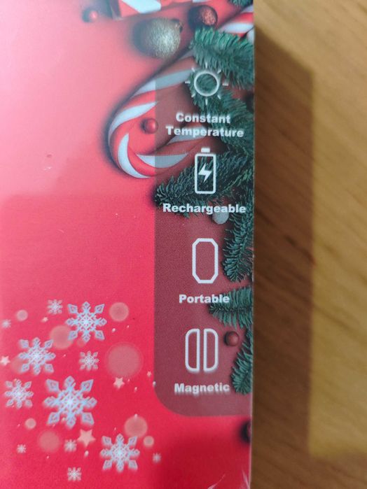 Aquecedor de mãos duplo magnético 2x 3000 mAh USB C