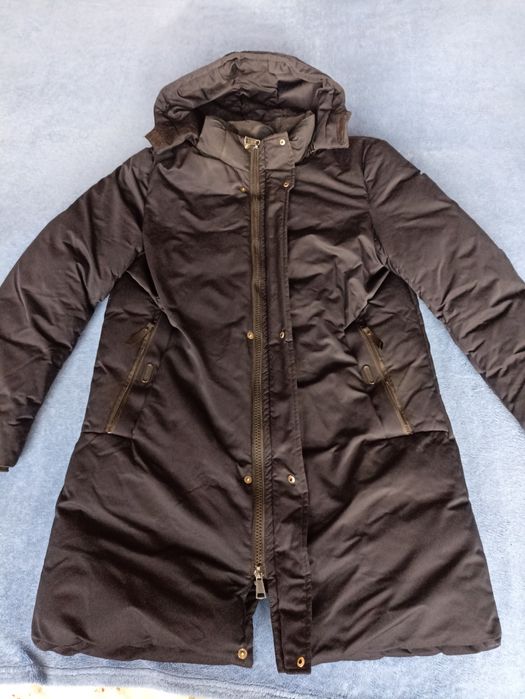 Куртка чоловіча парка  темно-синього  кольору