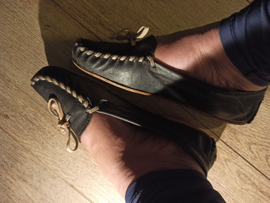 Mokasyny damskie skórzane Zara 38