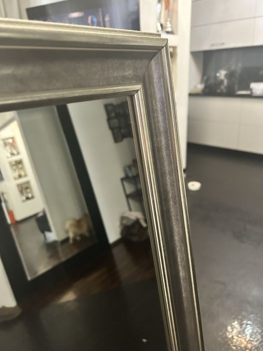 Lustro srebrna  rama