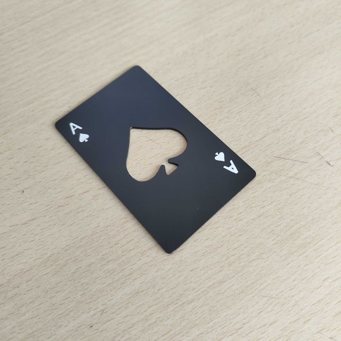 Abre Caricas Rolha Carta Ás Metal Robusto