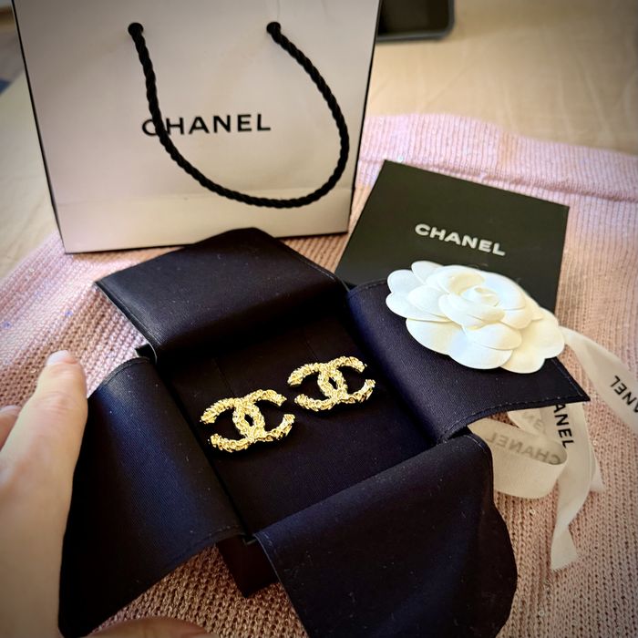 Сережки Chanel оригінал під вінтаж повний комплект