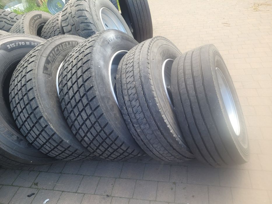 Koła do przyczep rolniczch D46 D47 D50 D55  BSS BRANDYS  IFA  22.5 19.