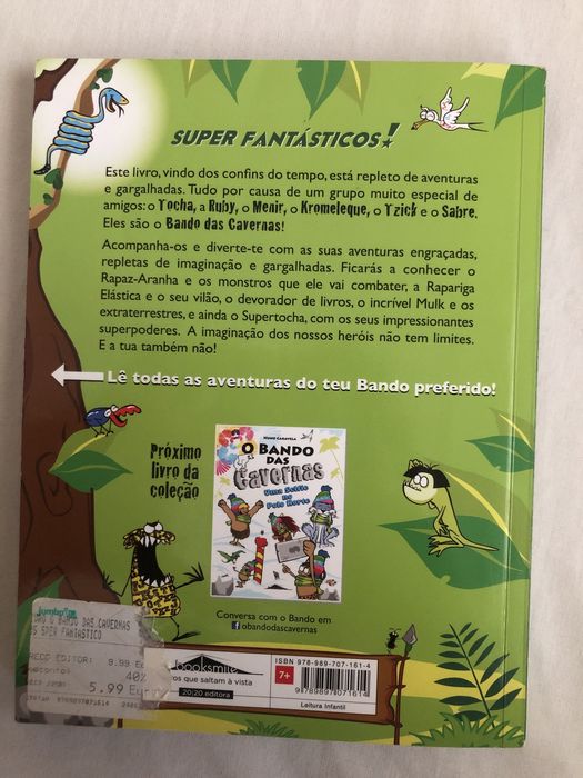 Livro- dos super fantásticos bando das cavernas!!