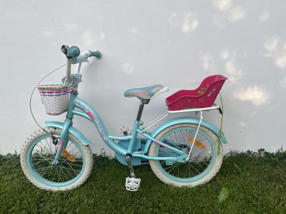 Rower w cudnym seledynowym, mietowym kolorze z dodatkami 16