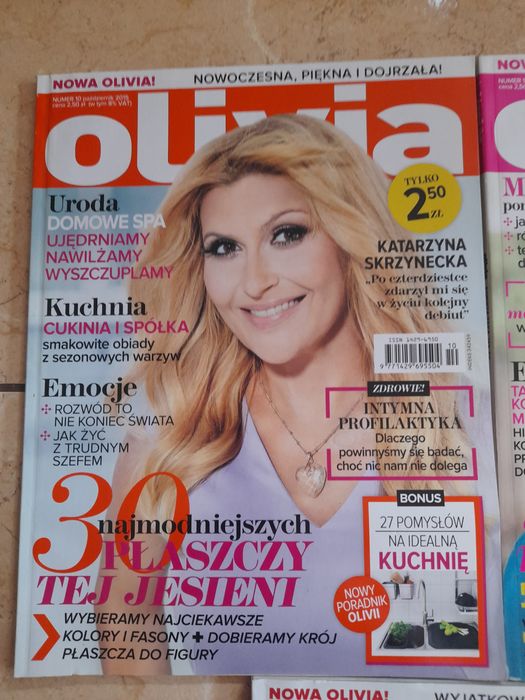 Zestaw czasopism Olivia z 2015 roku