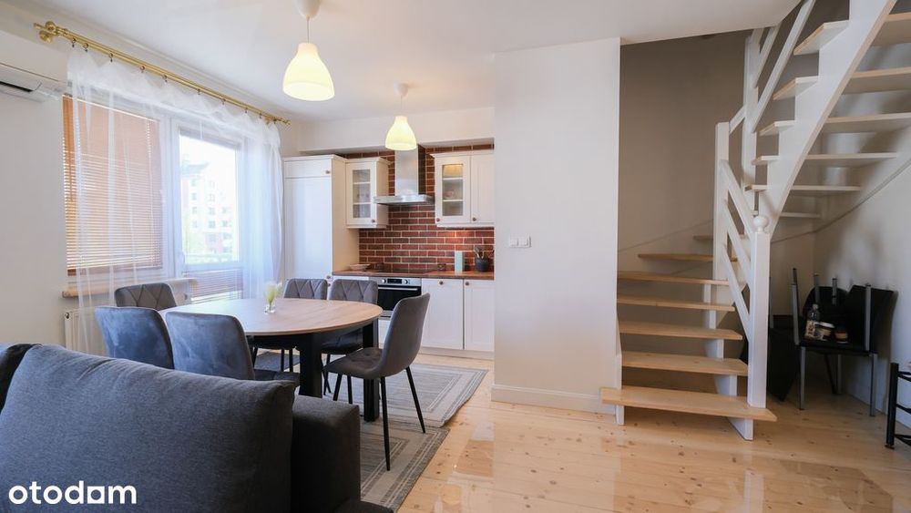 Dwupoziomowy apartament 67 m² | ostatnie piętro |