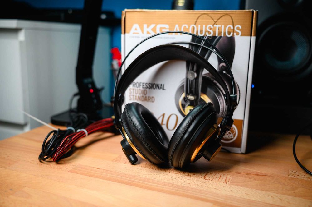 Słuchawki AKG K240 Studio + 2 przewody