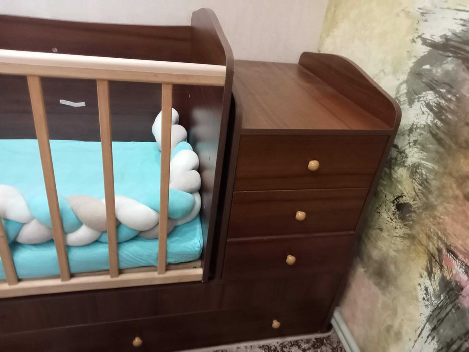 Дитяча Кроватка 3в1
