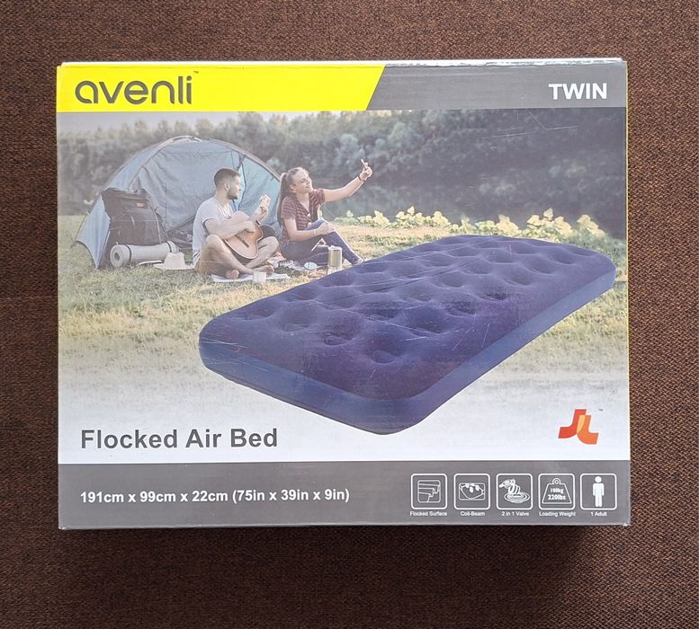 Materac jednoososbowy dmuchany Avenli 191x99x22