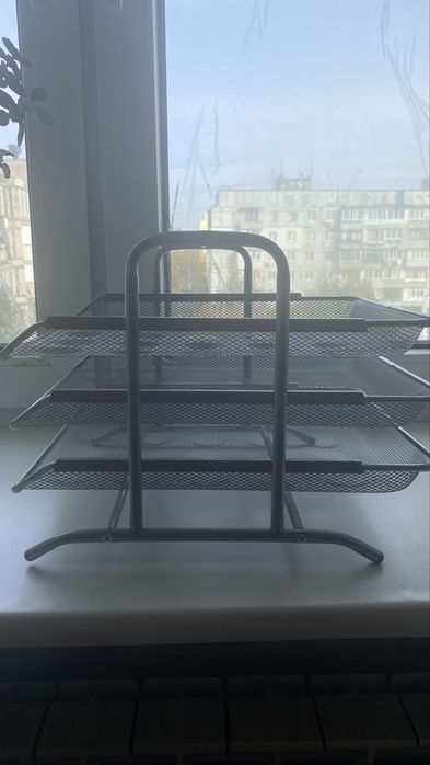 IKEA DOKUMENT Лоток для корреспонденции, серебро
