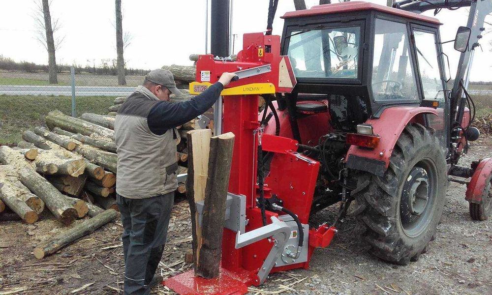 Profesjonalna słoweńska Łuparka Lancman STX 26 ton napęd WOM