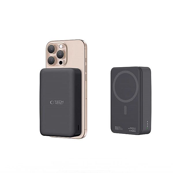 Tech-Protect Pb12 Lifemag Magsafe Power Bank 20000Mah Black