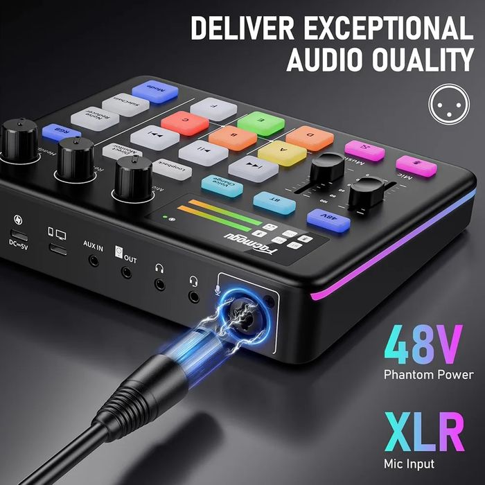 Ігровий аудіомікшер facmogu g9 з live sound card