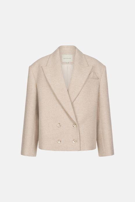 Пальто Bazhane молочне