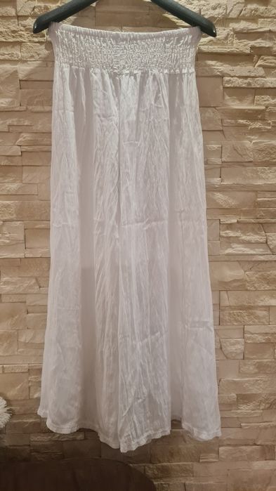 Spodnie kuloty szerokie nogawki plus size XL