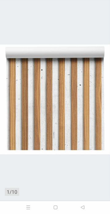 Tapeta lamele na betonie 3d  3szt calosc 160zl