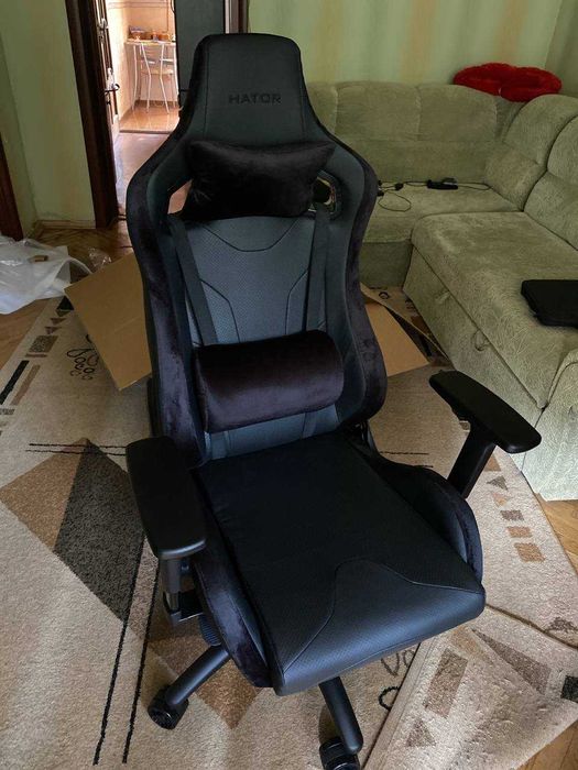 Крісло стул Hator Apex Alcantara Black