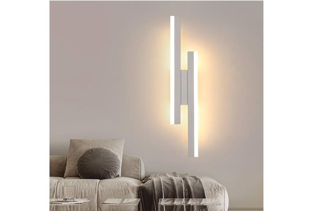 Lampa Ścienna Led Kinkiet Led Biała Nowoczesna