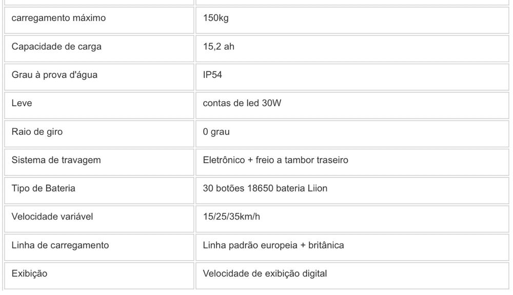 Trotinete eletrica como Nova.