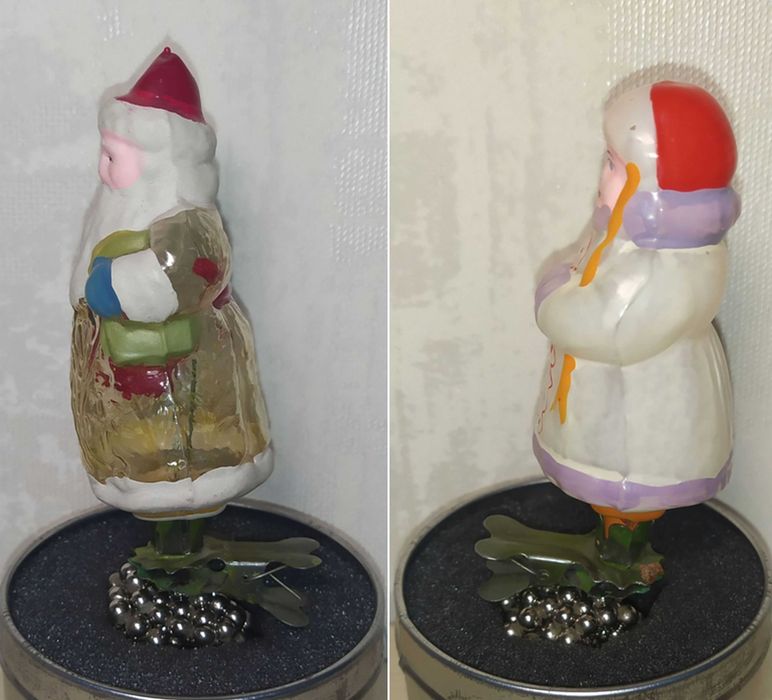 Ёлочные игрушки времен СССР, 1950-1960 годов