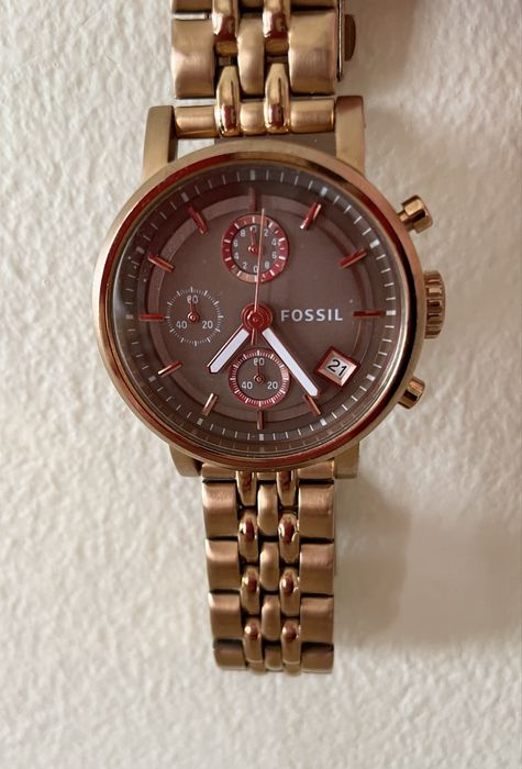 Relogio Fossil bronze metalico
