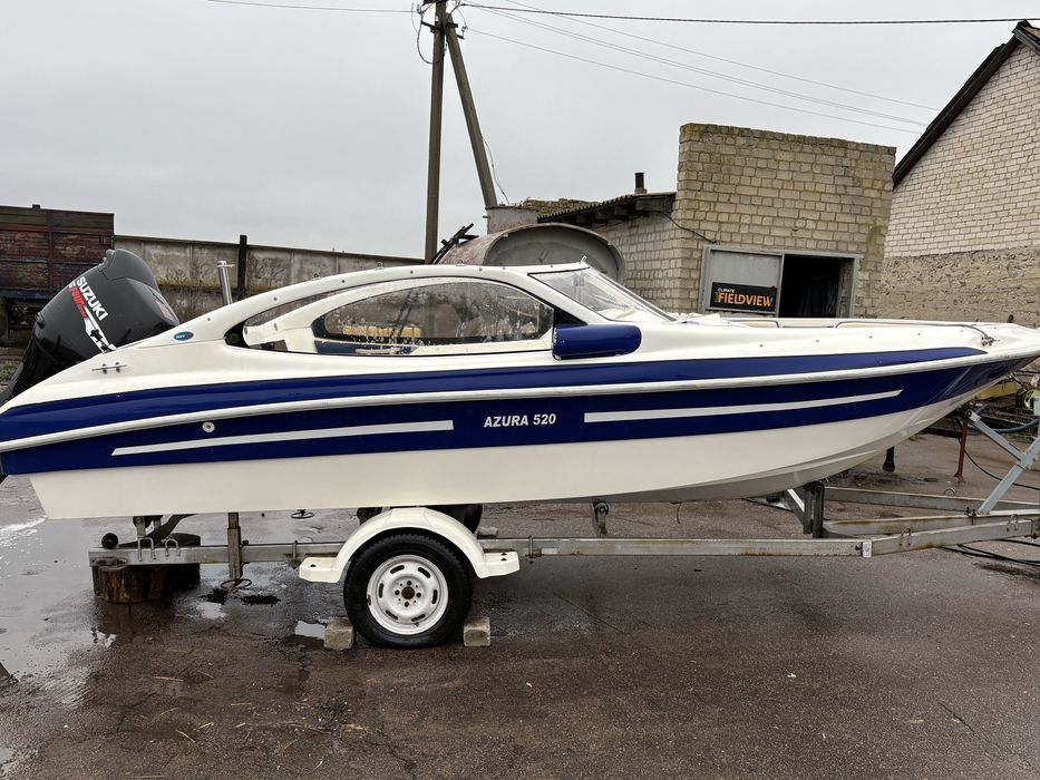 Продам катер Azura 520 з двигуном Suzuki 140