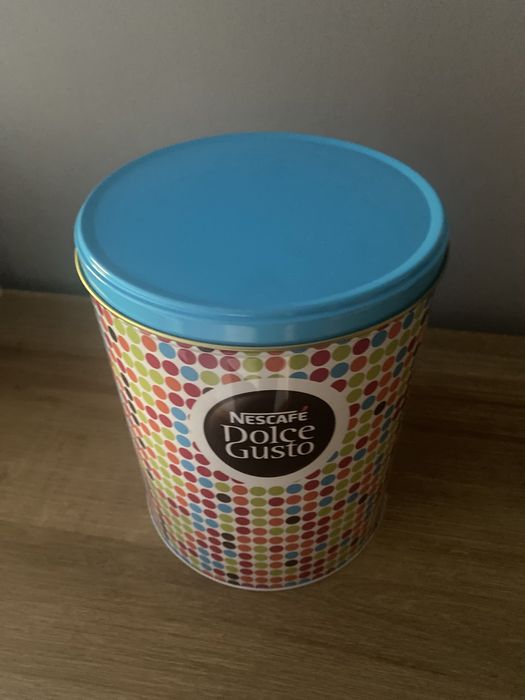 Lata/caixa para cápsulas de café Dolce Gusto
