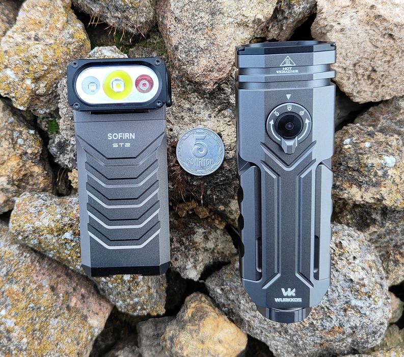 Wurkkos HD02 багатофункціональний ліхтар 3200люмен 5000mAh лазер УФ