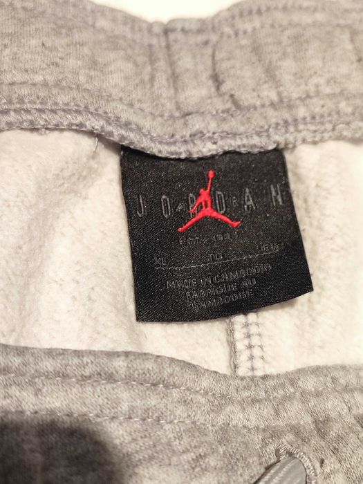 Dres spodnie treningowe i bluza Nike Jordan XL szary Heather Grey