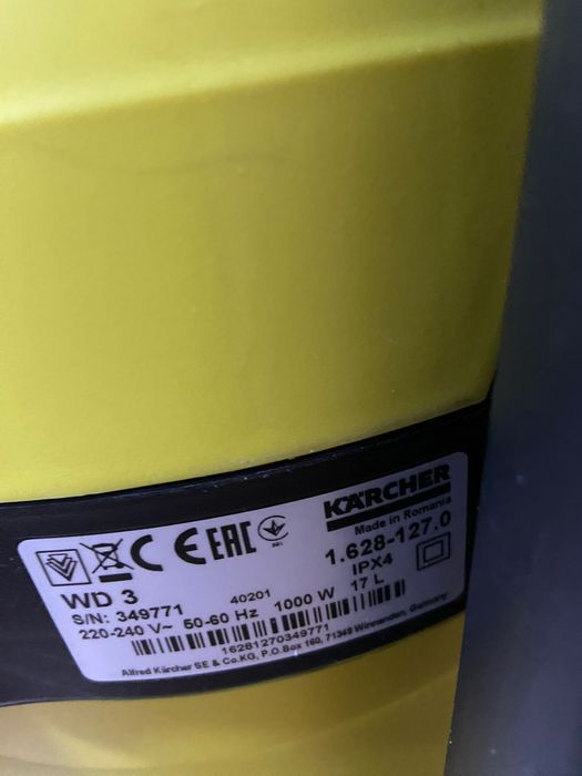 Odkurzacz karcher wd3