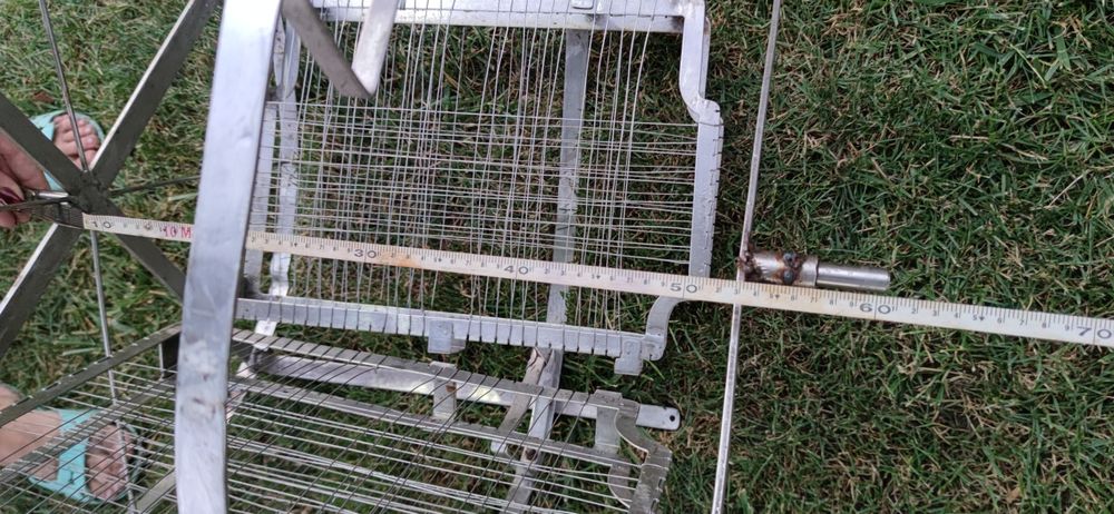 Барабан для медогонки нержавійка, 2  поворотні касети