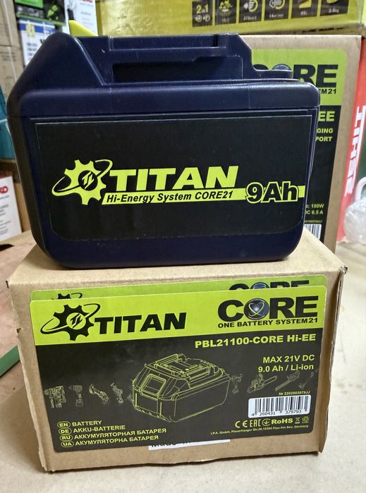 Пила пилка аккумуляторная TITAN PCS1440B-CORE бесщеточная