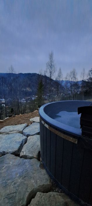 Domek na zboczu w Gorcach