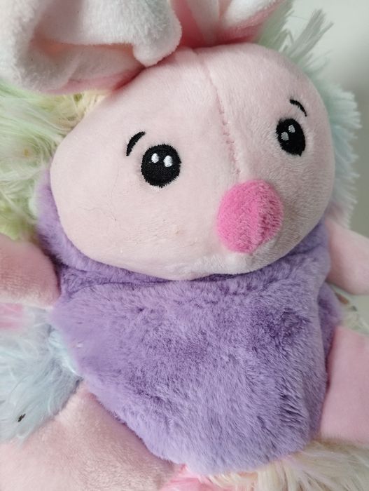 Maskotka jeżyk piłka Puffle pets tęczowy pastelowy