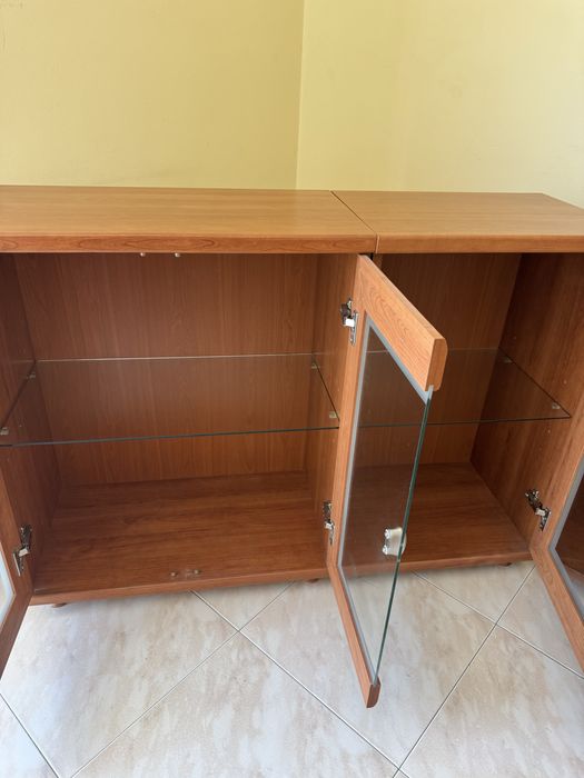 Conjunto miveis madeira como novos