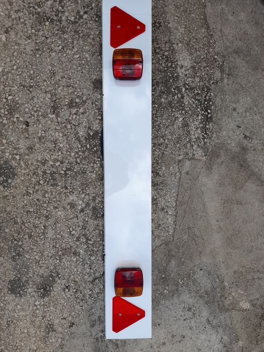 Placa de luzes em alumínio para atrelado