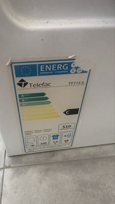 Máquina de Secar Roupa Telefac TF715 S – 7 kg